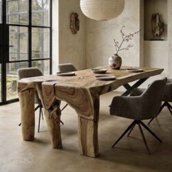 Boomstamtafel Waterval tafel 350cm