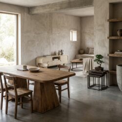 Asti eetkamertafel rechthoekig bruin 200 cm New Vintage stijl