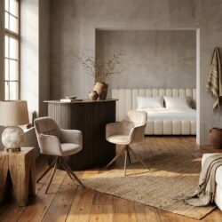 Bar Castello Smoked Charcoal, luxe loungebar met donkere finish