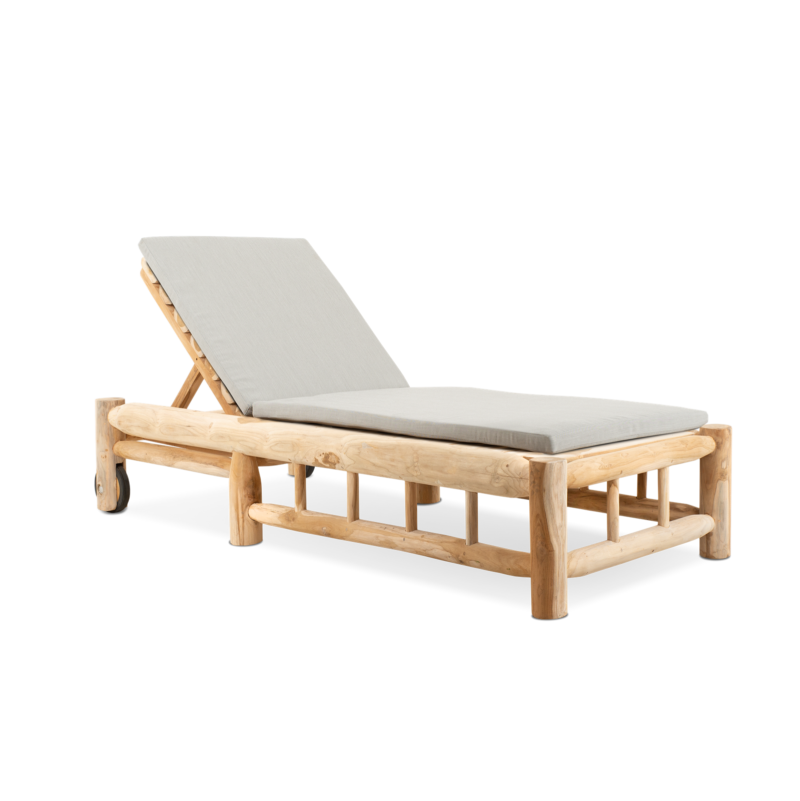 Ligstoel met Wielen Barney Teak