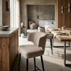 Barstoel Taylor desert fusion fire retardant, complete zitmeubel