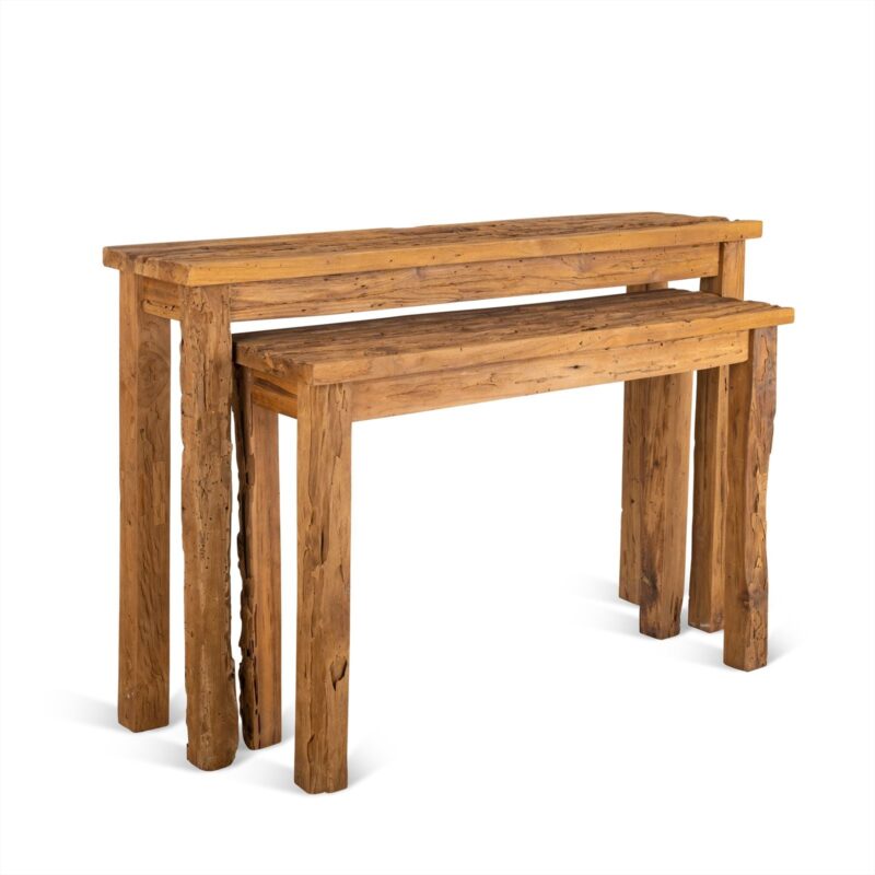 Sidetable Bridge Set in interieur met accessoires en bank