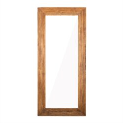 Detail van de textuur van het gerecyclede teakhout