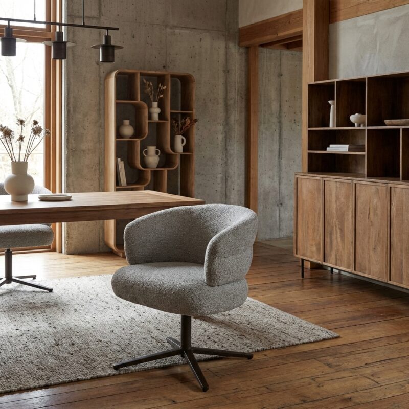 Blake eetkamerstoel beige, comfortabel en stijlvol ontwerp