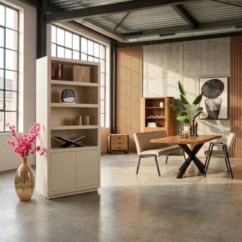 Boekenkast Brussel Sand | 90 cm