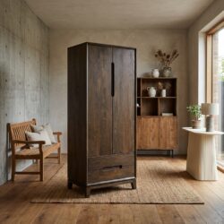 Cortez 75cm kabinet in bruin mangohout met Malta finish