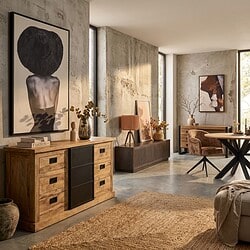 Dressoir Noa Naturel Mangohout 160 cm