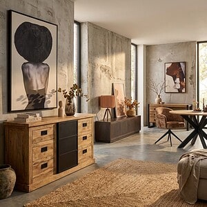 Dressoir Noa Naturel Mangohout 160 cm