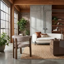 Eetkamerstoel Contigo natural geo