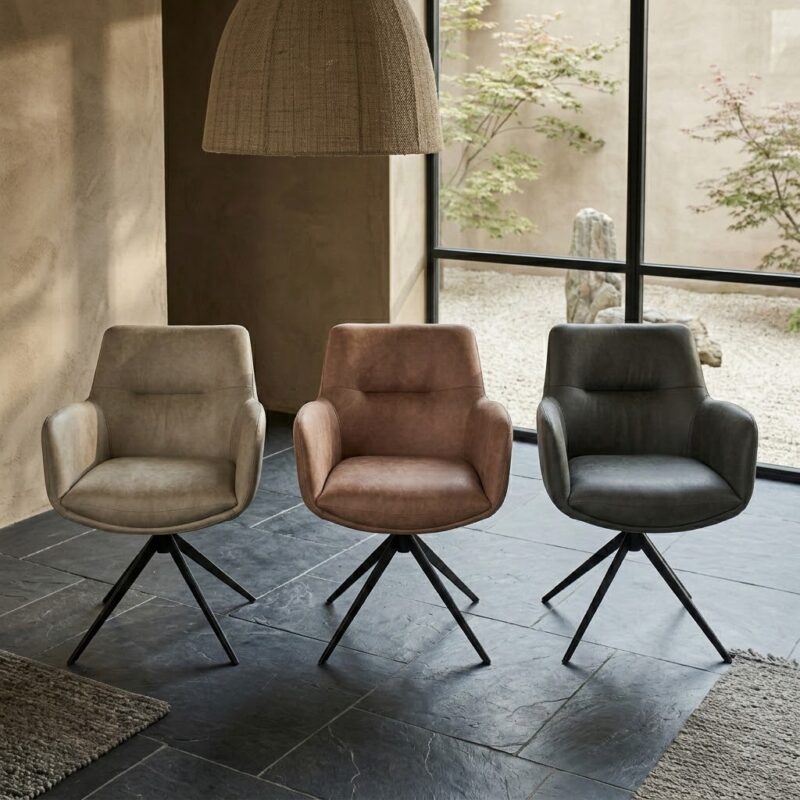 Eetkamerstoel Norben draaibaar