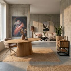 Eettafel Riga | 210 cm | Naturel Eiken