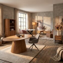 Eettafel Solana | 240 cm | Naturel | Ovaal