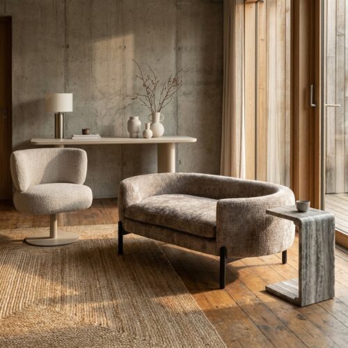 Hondenbed Dolly niagara stone, comfortabel en stijlvol