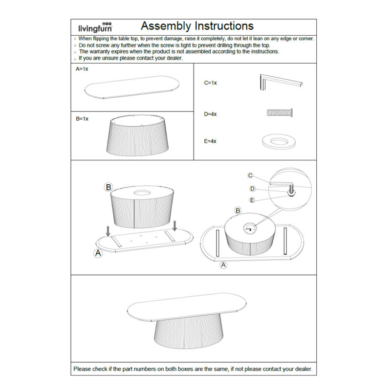 Salvator Walnut Oval 120