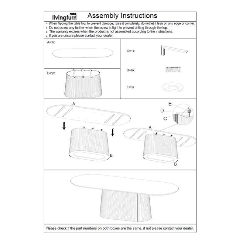 Salvator Walnut 300cm