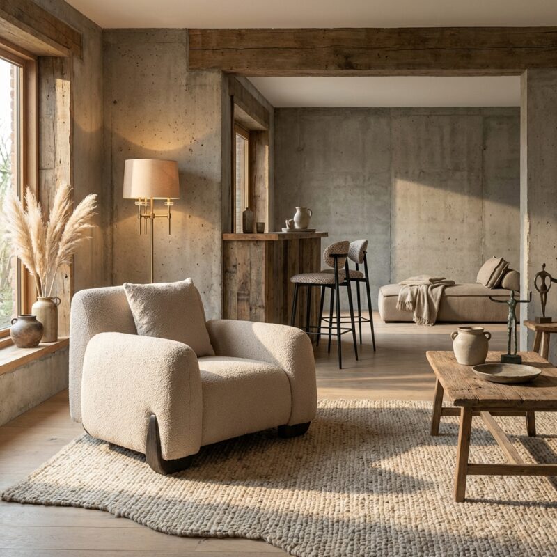 Lounge stoel Godiva biscotti