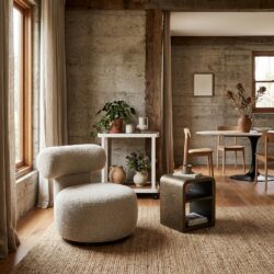 Lounge stoel Kaya cayenne brown swivel, comfortabel en draaibaar