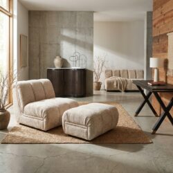 Lounge stoel Kyli lovely cream