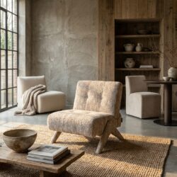 Lounge stoel Lexi greige coco