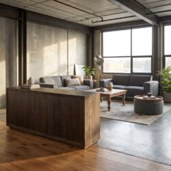 Mincio dressoir landelijk modern in bruin eikenhout