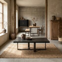 Mincio salontafel 130 cm, landelijk modern, bruin, oak veneer