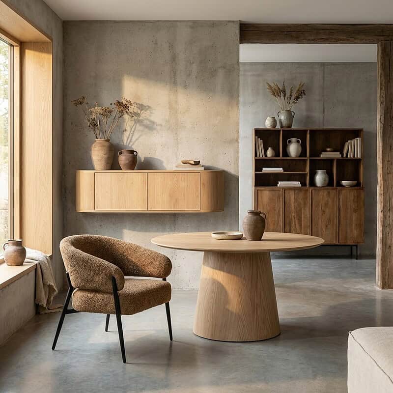 Novero Zwevend 140cm kast in natuurlijk eikenhout