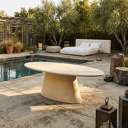 Hoge kwaliteit modern tuinmeubelset met een uniek design, inclusief een grote tafel en comfortabele loungezitplaatsen, perfect voor buitenleven en ontspanning in de tuin.