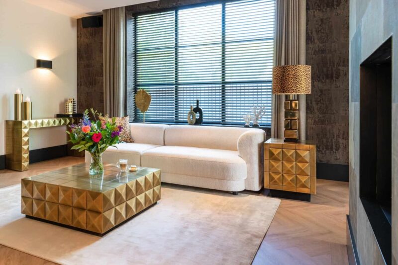 Nachtkastje Collada brushed gold