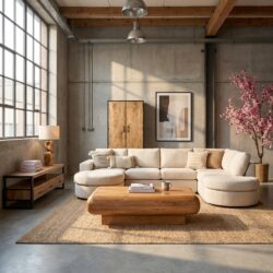 Salontafel Fedde Naturel Mangohout 120 cm hoofdafbeelding