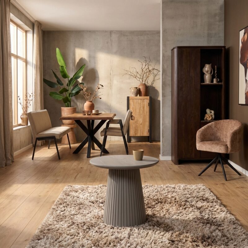 Salontafel Solana | 50 cm | Taupe