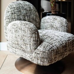 Lounge stoel Kagney vanaf bovenaf met een heldere achtergrond