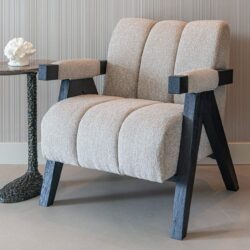 Lounge stoel Clover trendy nature in profiel, robuust ontwerp