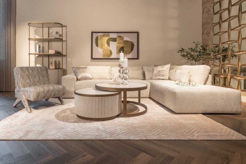 Lounge stoel Lexi greige coco