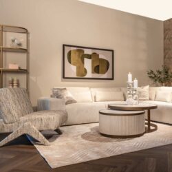 Lounge stoel Lexi greige coco