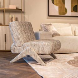 Lounge stoel Lexi greige coco