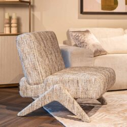 Lounge stoel Lexi greige coco