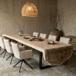 Waterval boomstamtafel 440cm | Zwevend