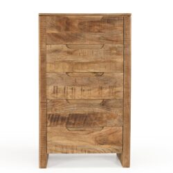 Detail van de ladekast Sophie, mango hout