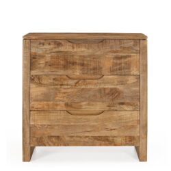 Detail van de ladekast Sophie, mango hout, textuur