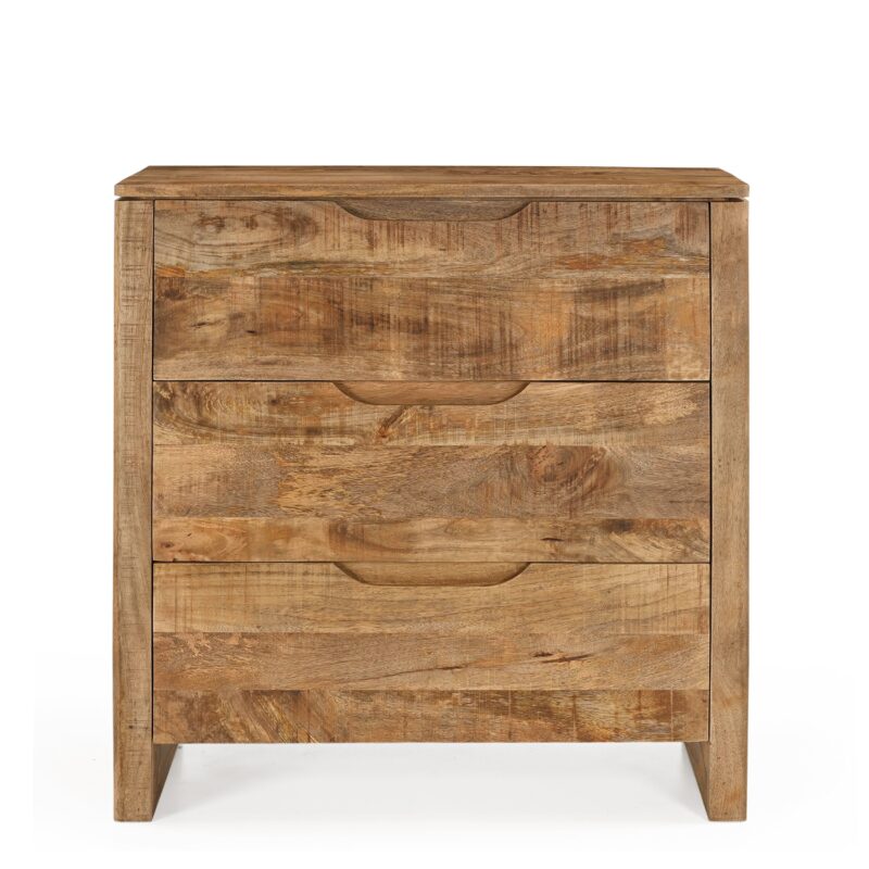 Detail van de ladekast Sophie, mango hout, textuur