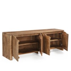 TV-meubel Sophie 160 cm in een interieur, combinatie met een bank