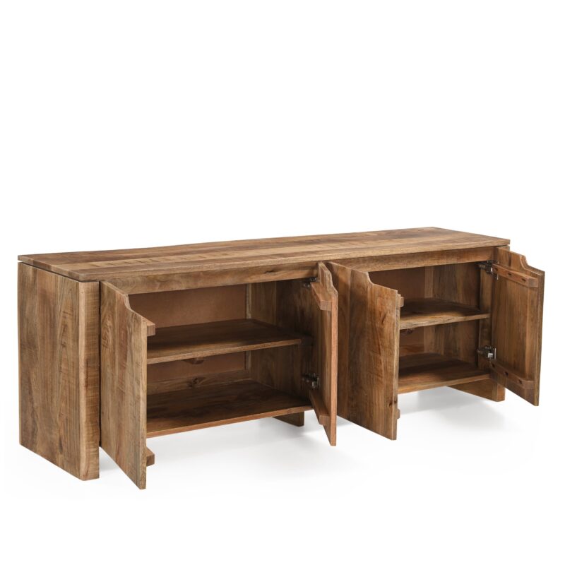 TV-meubel Sophie 160 cm in een interieur, combinatie met een bank