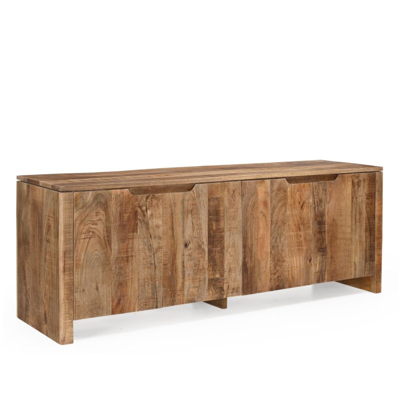 Textuur van het mango hout van TV-meubel Sophie 160 cm