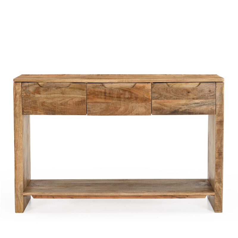 Mangohouten lades bijzettafel Sophie