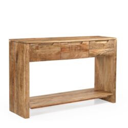 Textuur mangohout bijzettafel Sophie