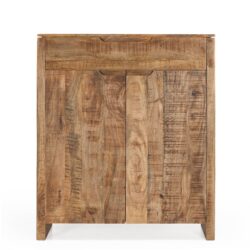 Detail opbergkast Sophie 100, houtnerf, mangohout