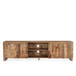 Detail van de kastdeuren van TV-meubel Sophie 200