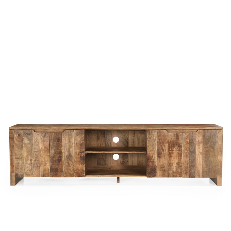 Detail van de kastdeuren van TV-meubel Sophie 200