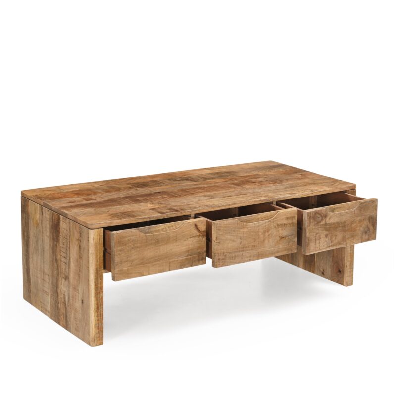 Salontafel Sophie 130, in interieur, woonkamer, houtkleur, mango hout