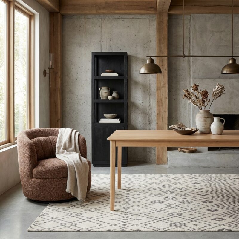 Tobago 220cm eikenhout fineer eetkamertafel Natural Oak kleur